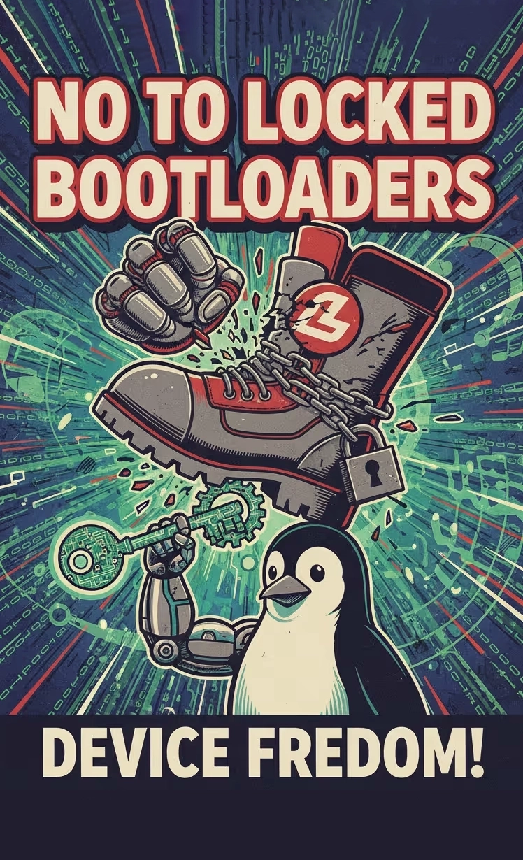 Hardware freedom and unlocked bootloaders