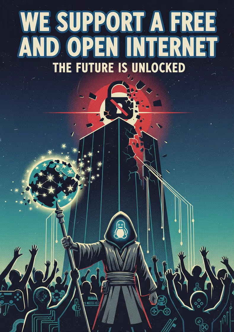 Defending an open and free internet